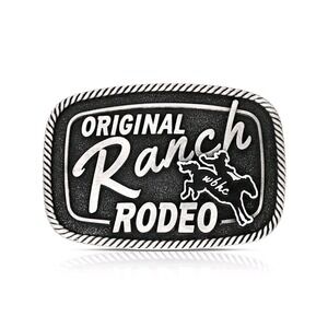Montana Silversmiths The Original Whiskey Bent Ranch Rodeo Belt Buckle NEW NIB
